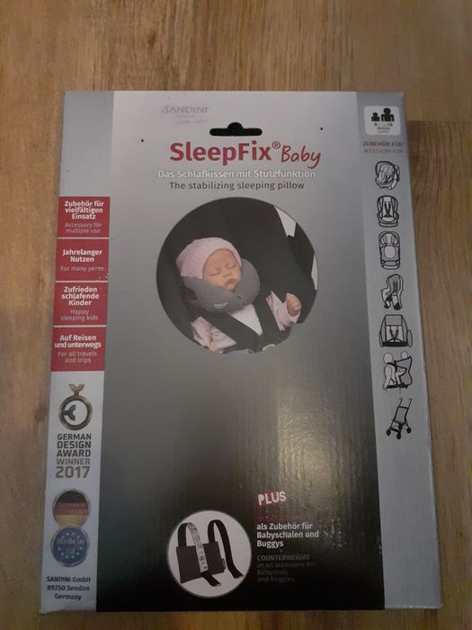 Poduszka stabilizacyjną SANDINI SleepFix Baby szary