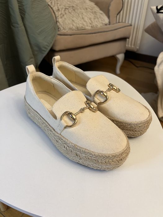 Espadryle platformy H&M 38