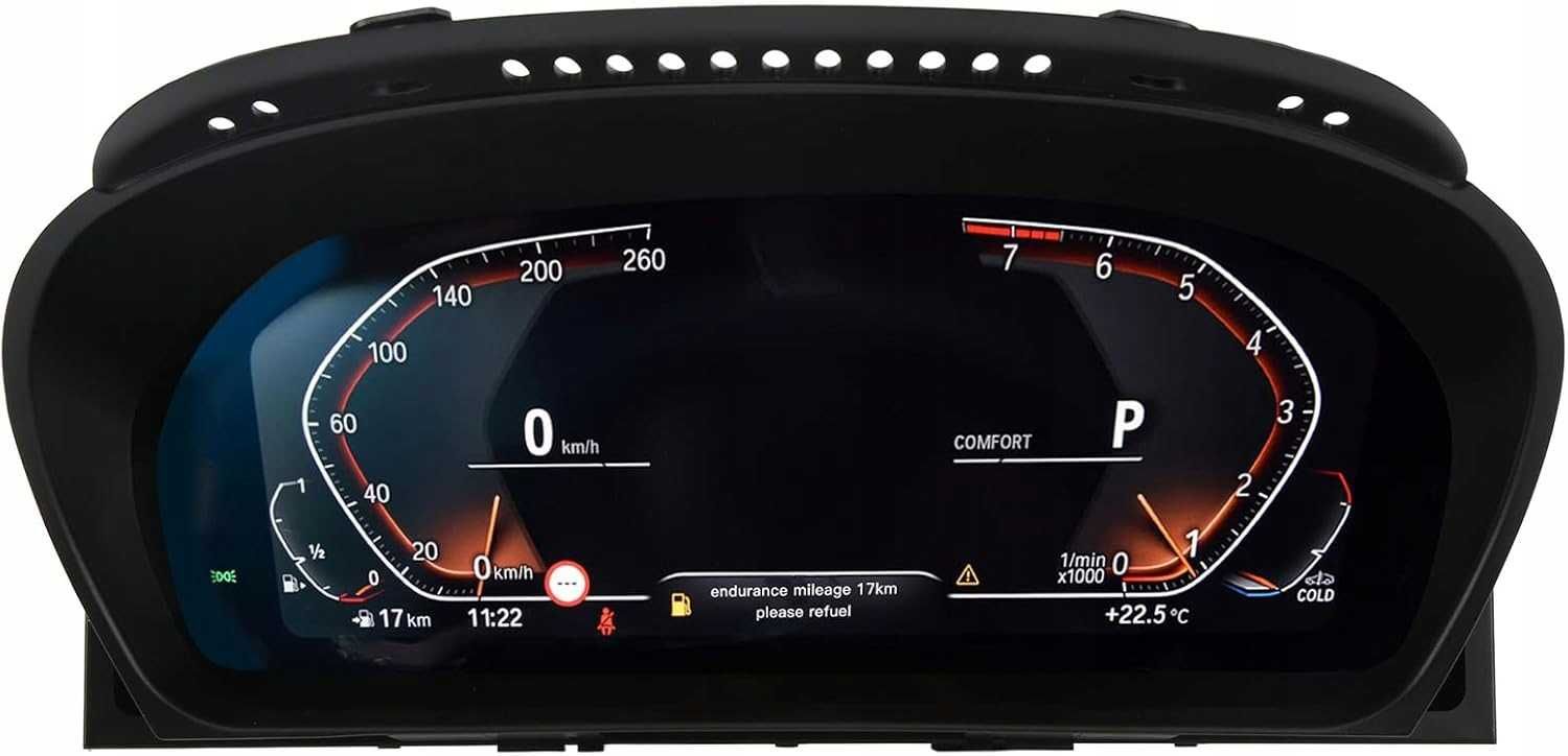 Zegary Cyfrowe LCD BMW E90 E91 E92 E93 Digital Dashboard Linux