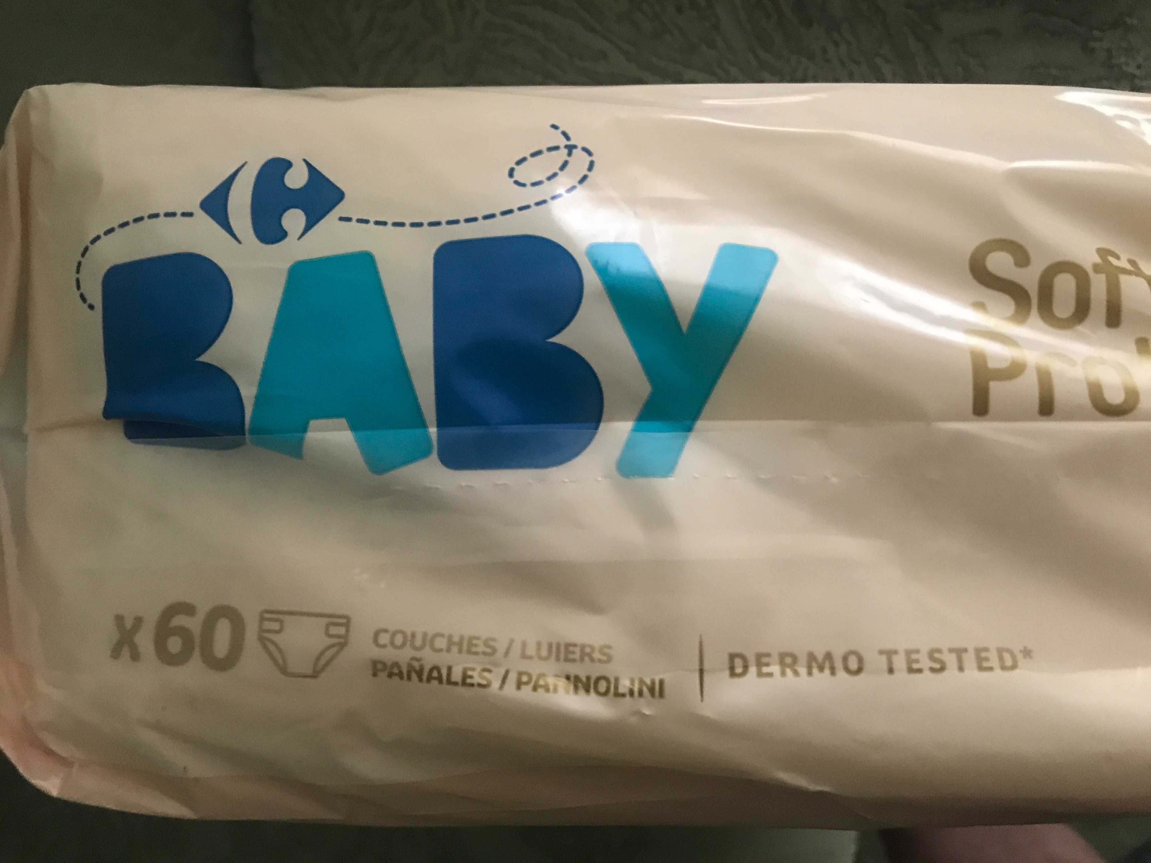 Подгузники baby soft protect 2 размер (3-6кг.) 60 шт.