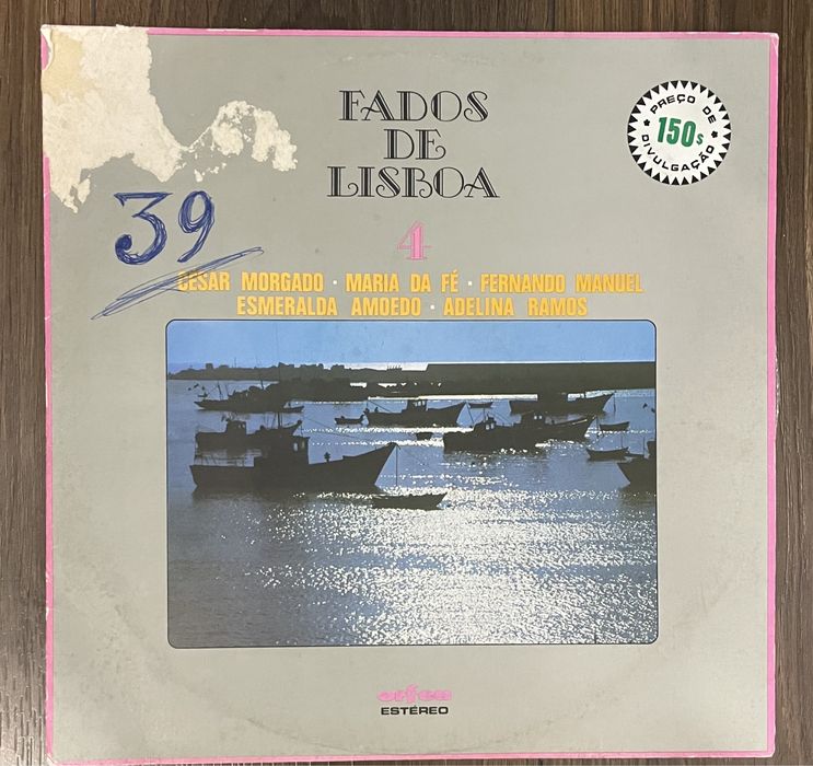 Discos de Vinil Portugueses - Fados de Lisboa, Marchas Populares, etc