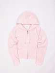 Juicy Couture różowa welurowa bluza z kapturem M