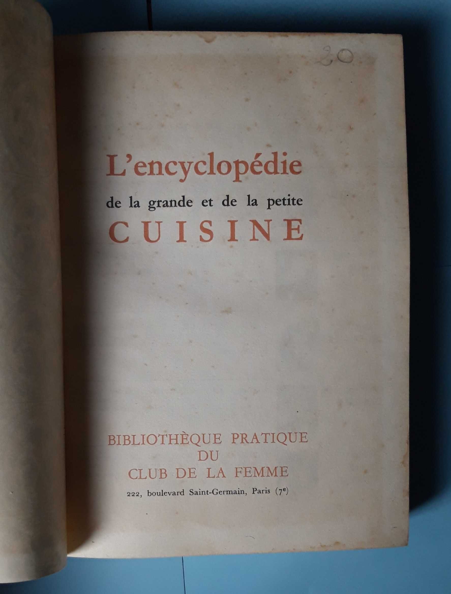 Livro - Encyclopédie de la Cuisine VSO