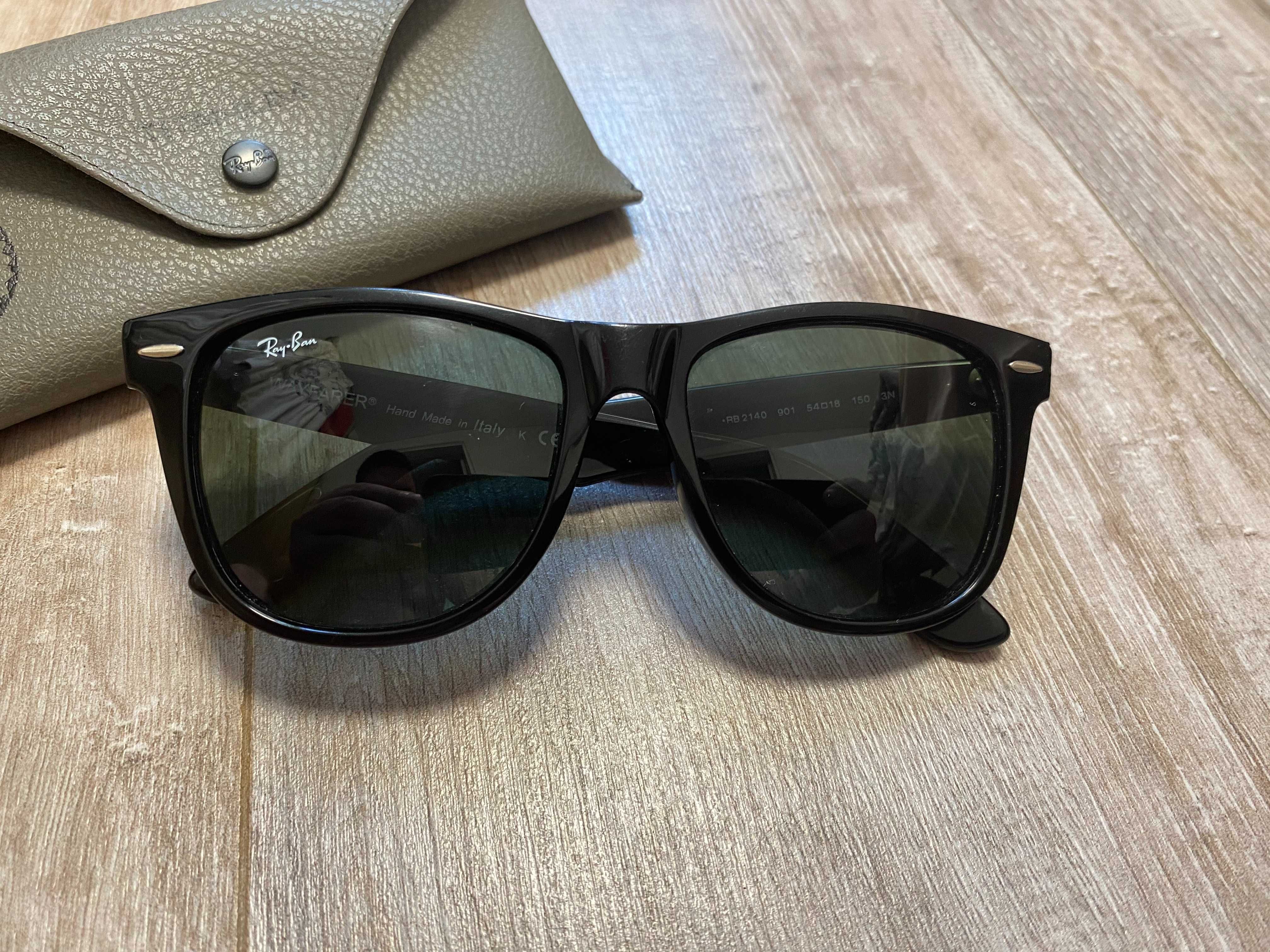 Солнцезащитные очки Ray-Ban Original Wayfarer RB 2140 901 Черные