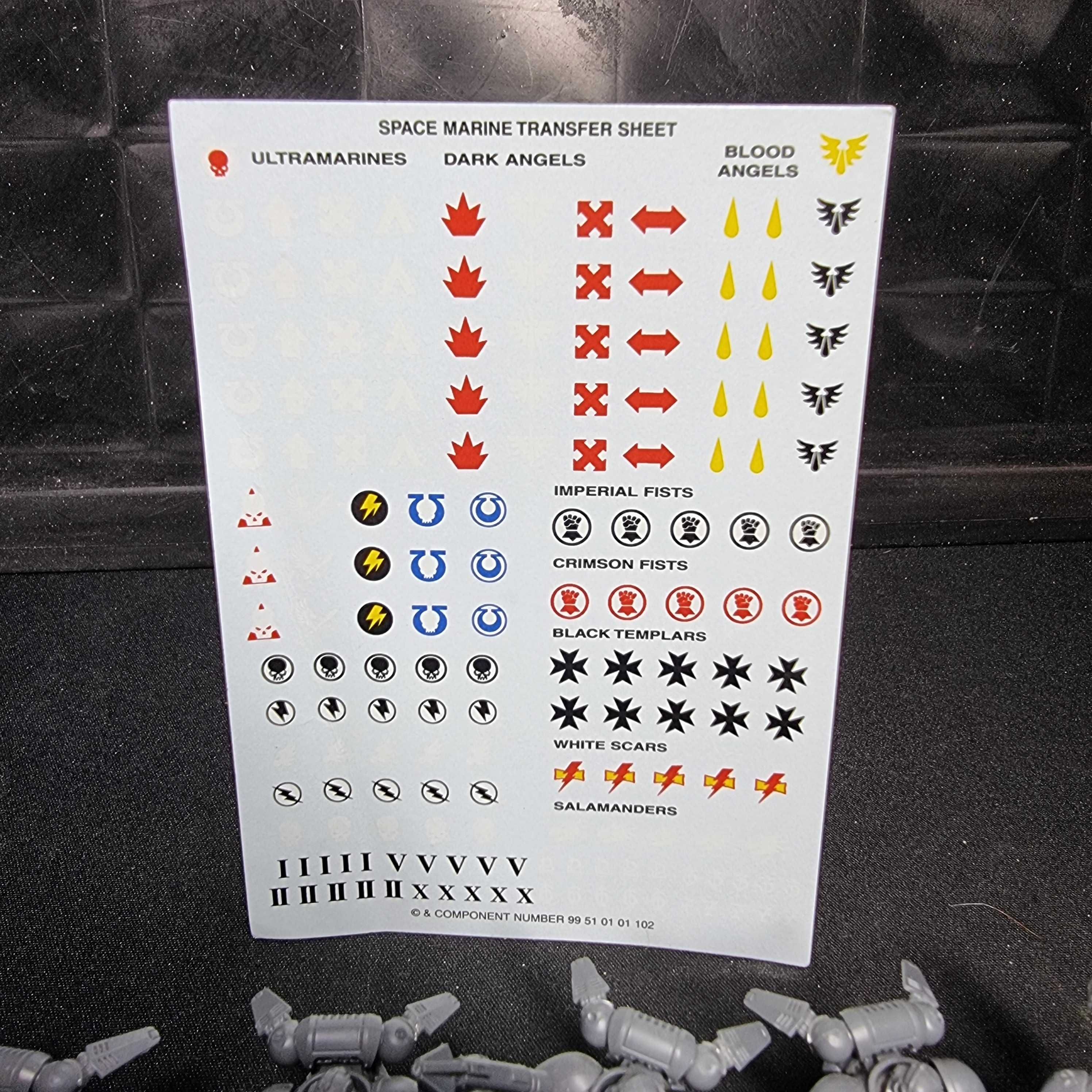 Warhammer 40k  Reivers  x10 + decal Space marine ksm132