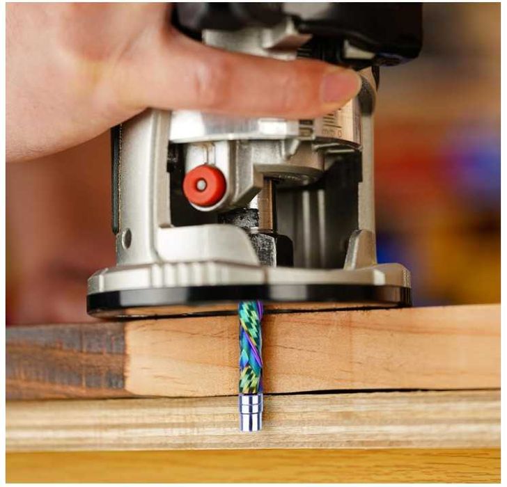 Frez spiralny z łożyskiem  8mm długość robocza 45mm SpeTool
