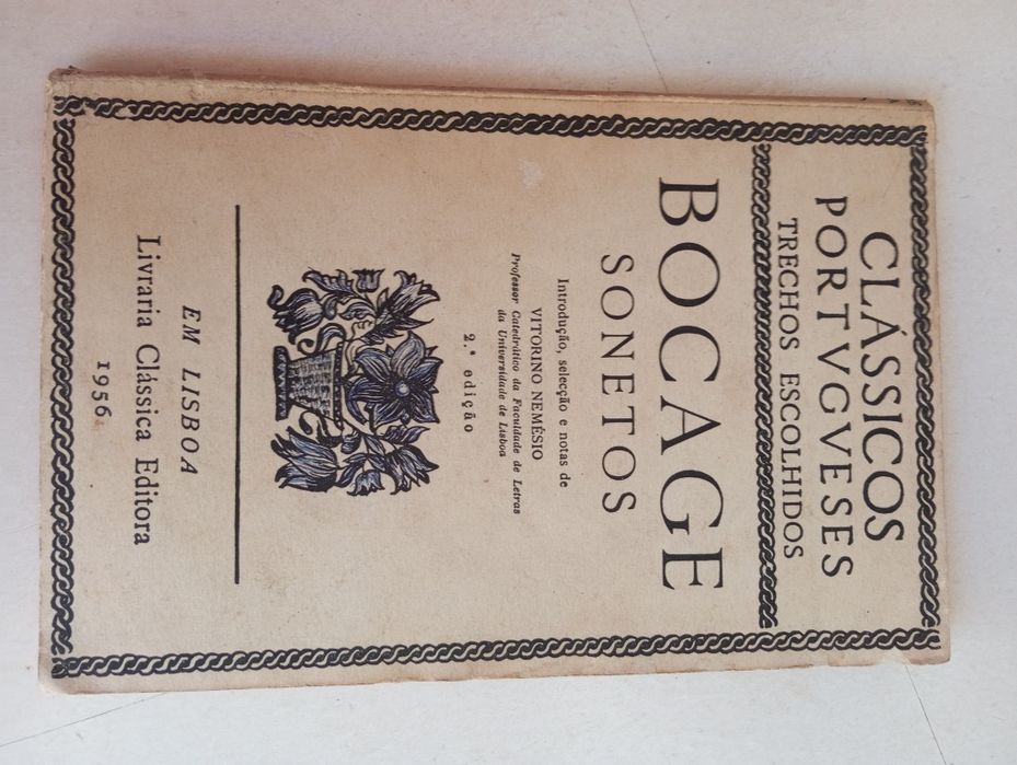 Bocage - Sonetos (Introdução, seleção e notas de Vitorino Nemésio)