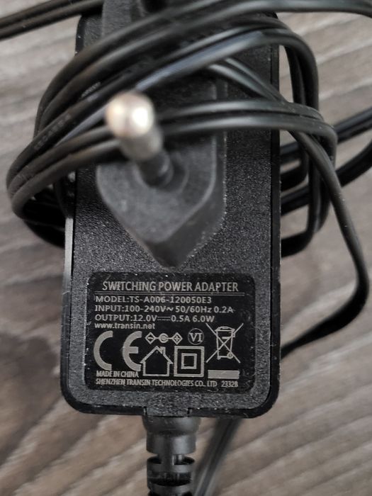 Блок живлення роутера, 12В, 0,5А