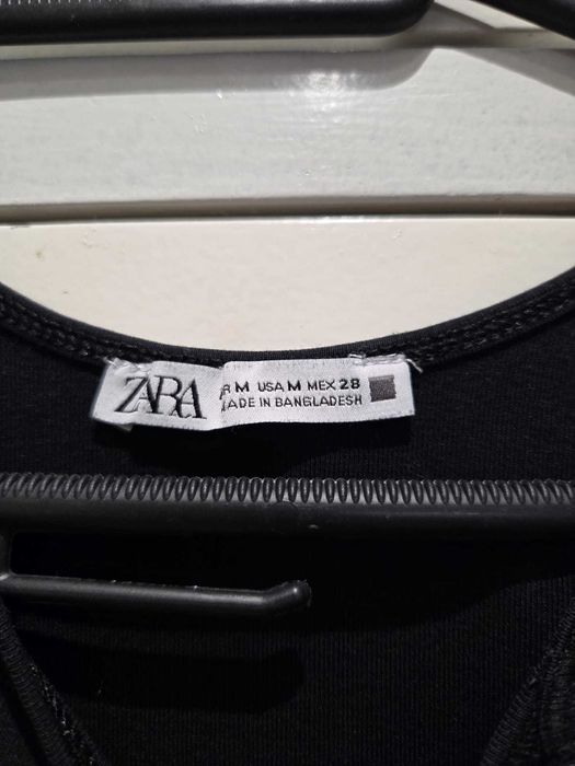 Body Preto Zara — Tamanho M