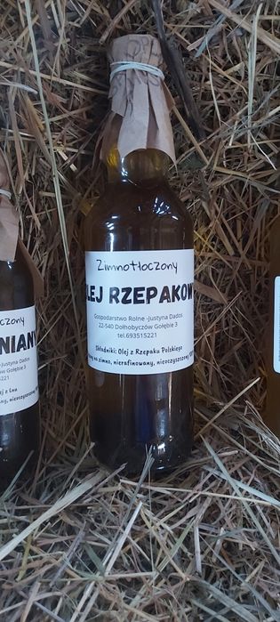 Tłoczony na zimno olej Rzepakowy0,5