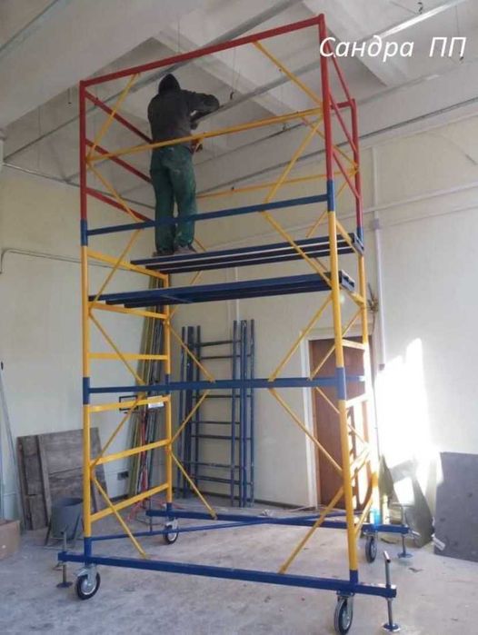 Вишка тура будівельні ліса 1,2х2 м 3 секції - висота 5 м риштування