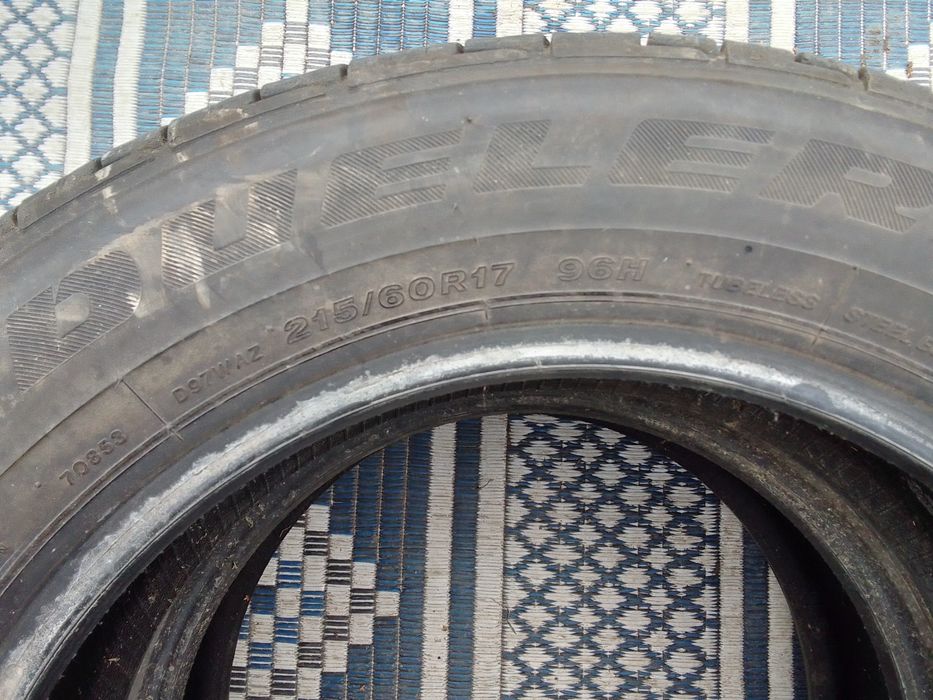 Cena za 2 Opony letnie 215/60r17 BRIDGESTONE