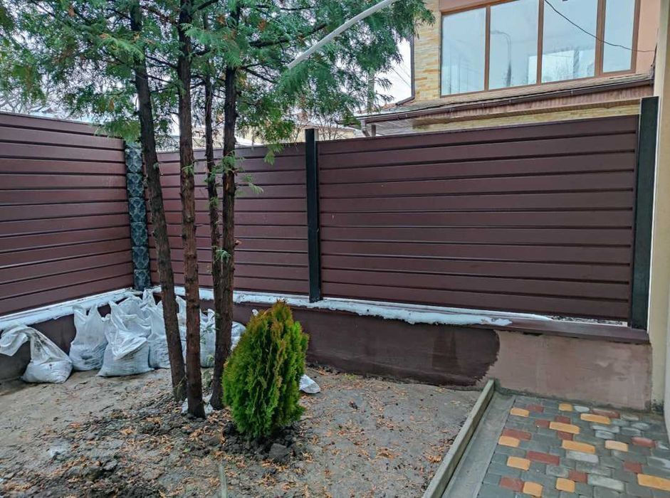 Забор Ранчо Металевий Паркан Жалюзі