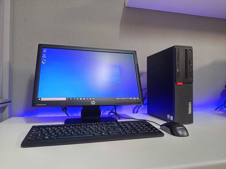 Lenovo Core i3 8100/Ram 16GB/SSD 250GB/+Monitor