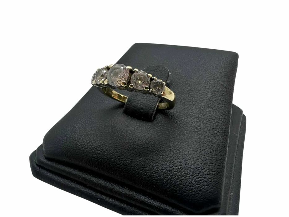 Zjawiskowy złoty pierścionek 2,84G 333 R14