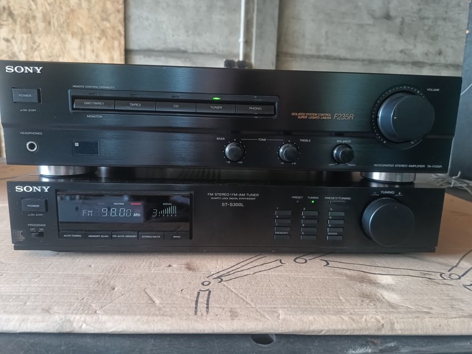 Wzmacniacz sony ta-f235r + tuner st-300l