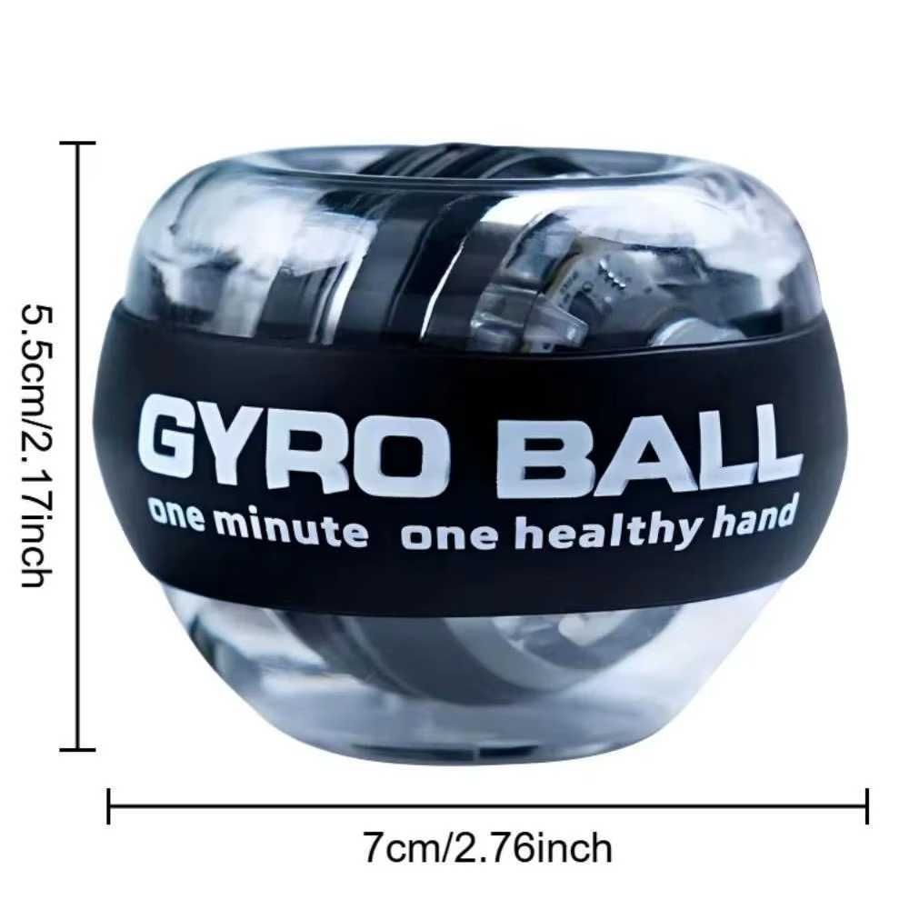 Тренажер гіроскопічний еспандер  чорний  павербол gyro ball гіробол