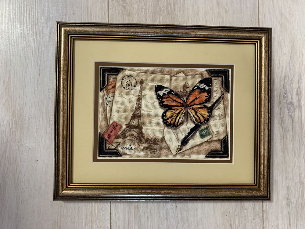 Картина крестиком Бабочка