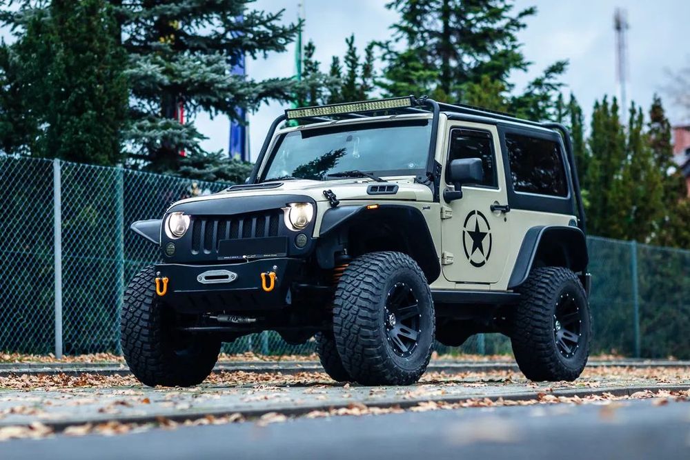 Jeep Wrangler 2.8Crdi Nawigacja offroad  Wciągarka Led