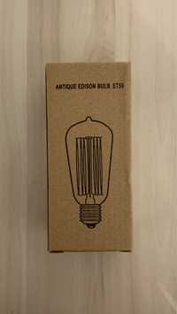 Żarówka Antique Edison ST58 złota Edisonka