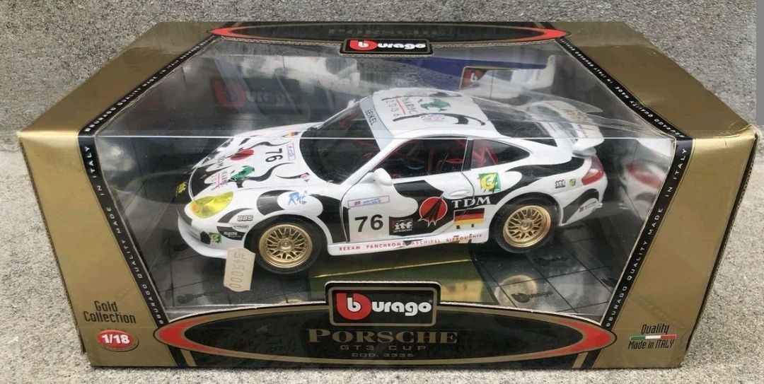 Porsche gt3 cup Burago BMW M Roadster 1996