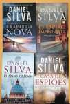 Pack 4 livros de Daniel Silva, como novos e sem danos.