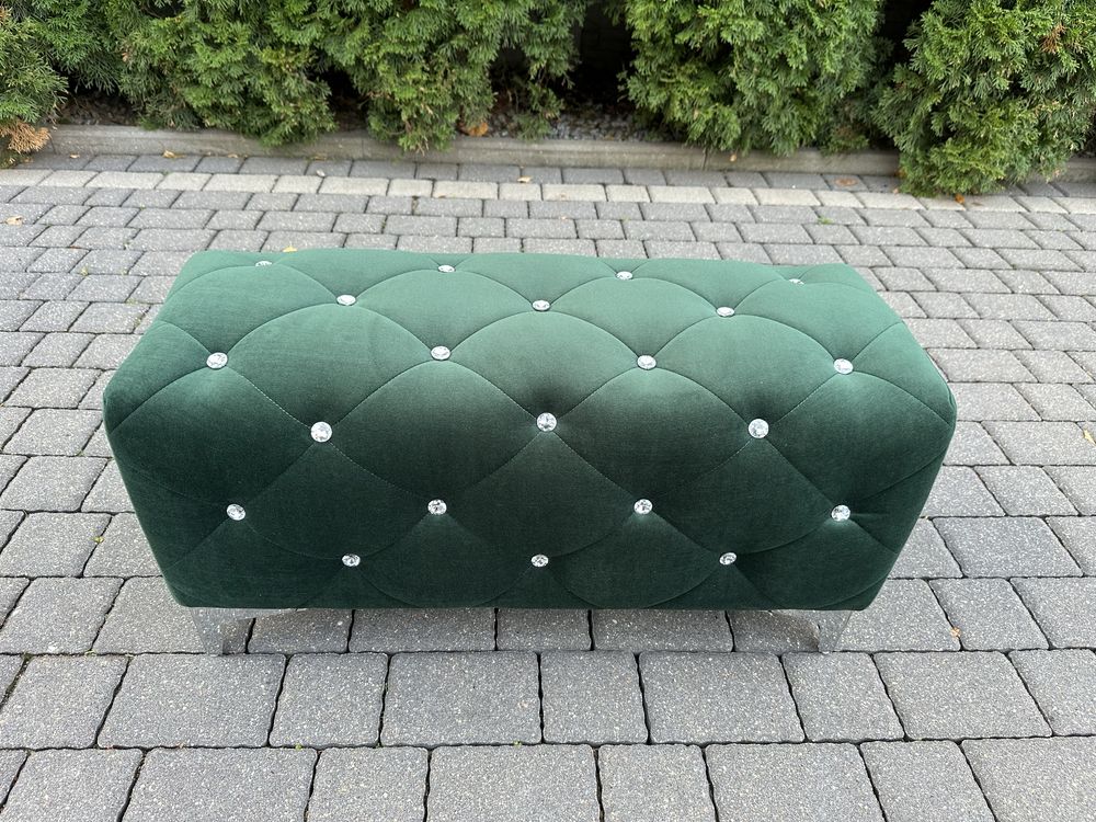 Ławeczka glamour pufa