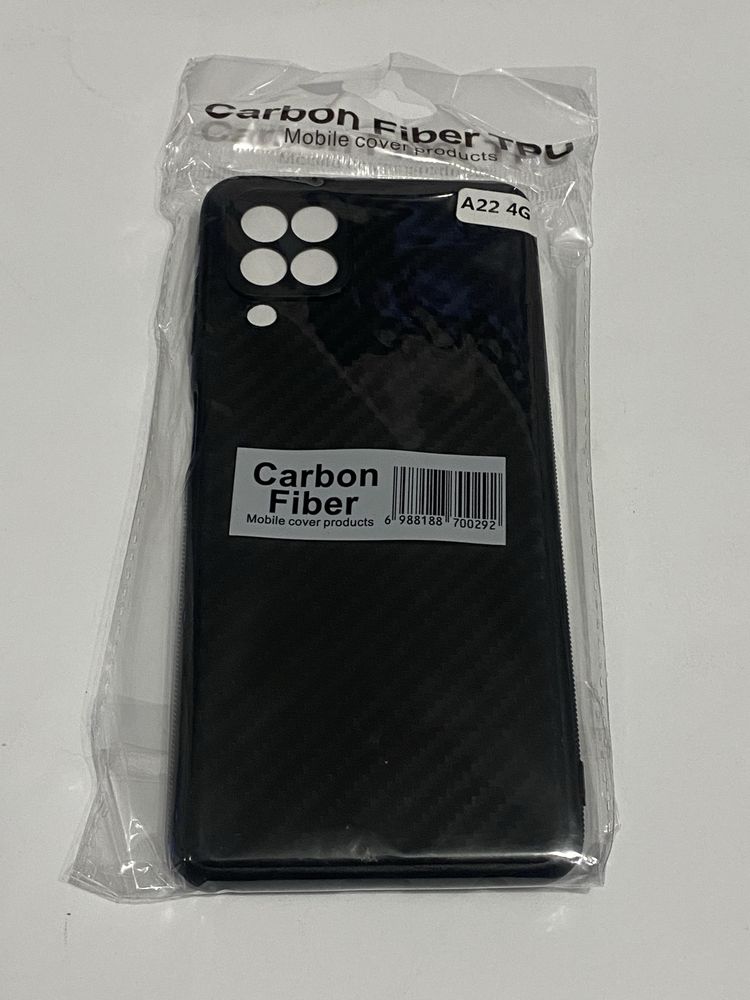 Чехол Samsung A22 4G / M22 / M32 Carbon Захисний