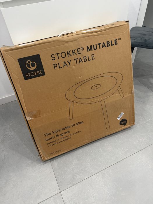 Stolik edukacyjny Stokke Mutable szary Stormy Grey