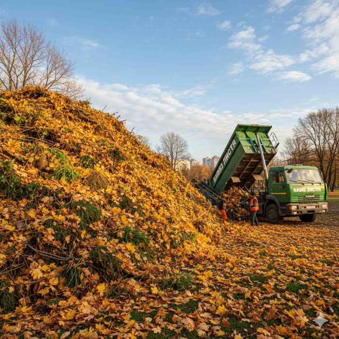 Листву допоможемо прибрати