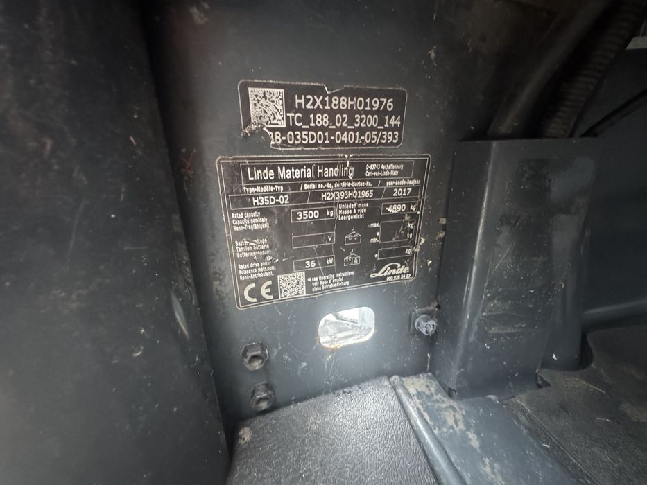 Linde h35 evo 2017 року дизель Погрущик кара навантажувач toyota still