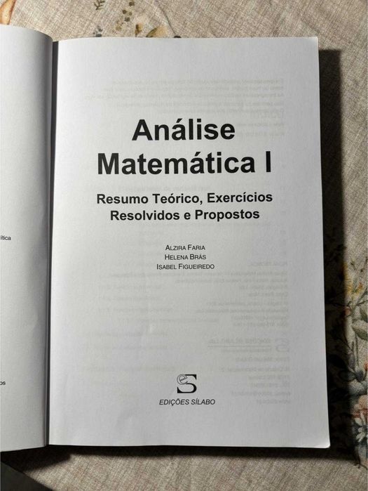 Livro Análise Matemática I