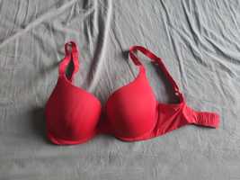 Czerwony biustonosz Victoria's Secret 70D
