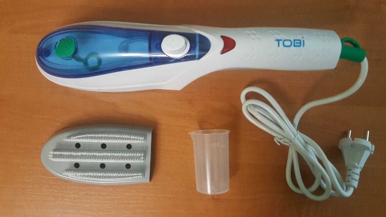Паровой утюг-щетка TOBI ручной отпариватель для одежды Тоби