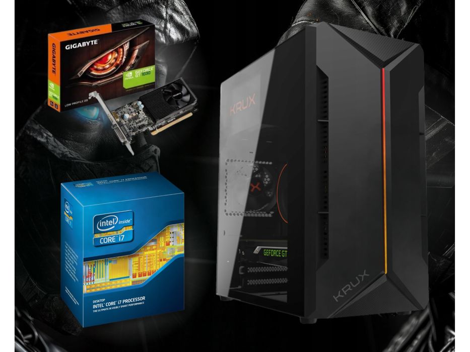komputer gamingowy bsg venom i7-2gen 16gb 500hdd nvidia-gt1030 win10