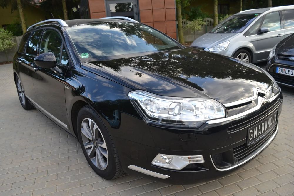 Citroën C5 Piękny Czarny Exclusive*Pół Skóra*Masaże*Bi-Xenon*Navi*Hydro*