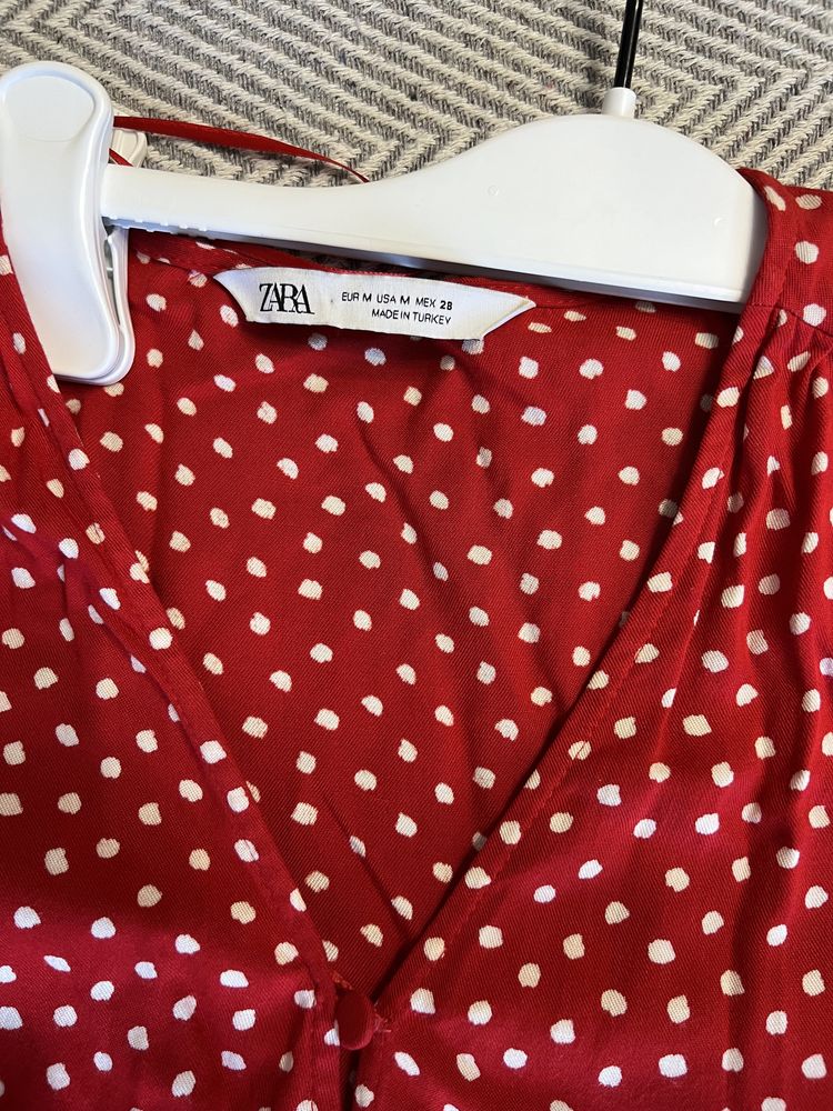 Сукня плаття  в горох zara