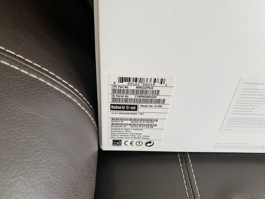 MacBookAir 13 polegas, 2015