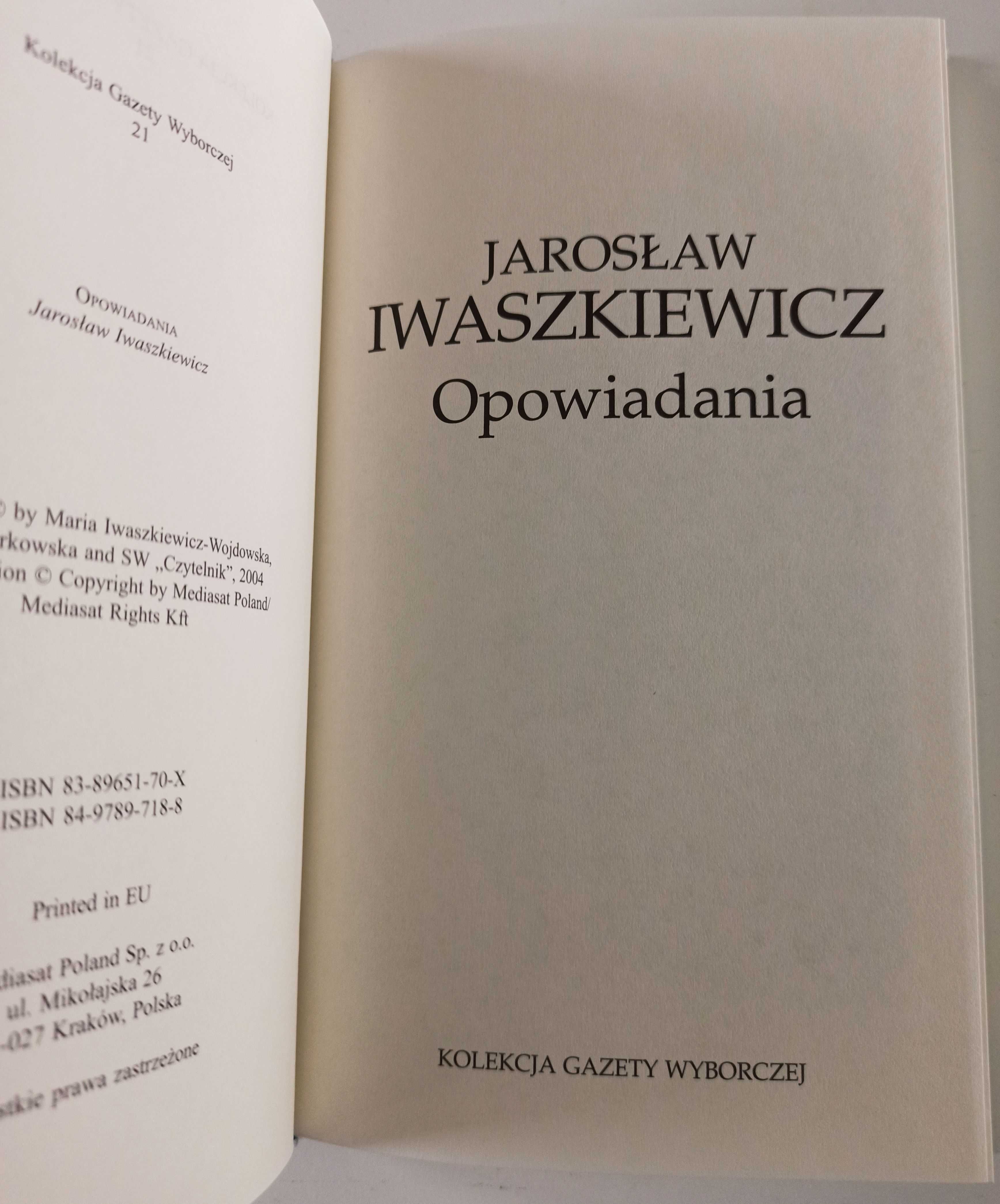 Jarosław Iwaszkiewicz Opowiadania Panny z wilka Brzezina Matka Joanna
