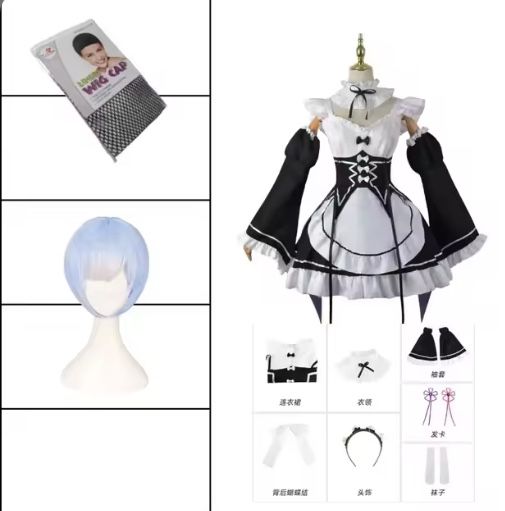 Косплей рем з перукою