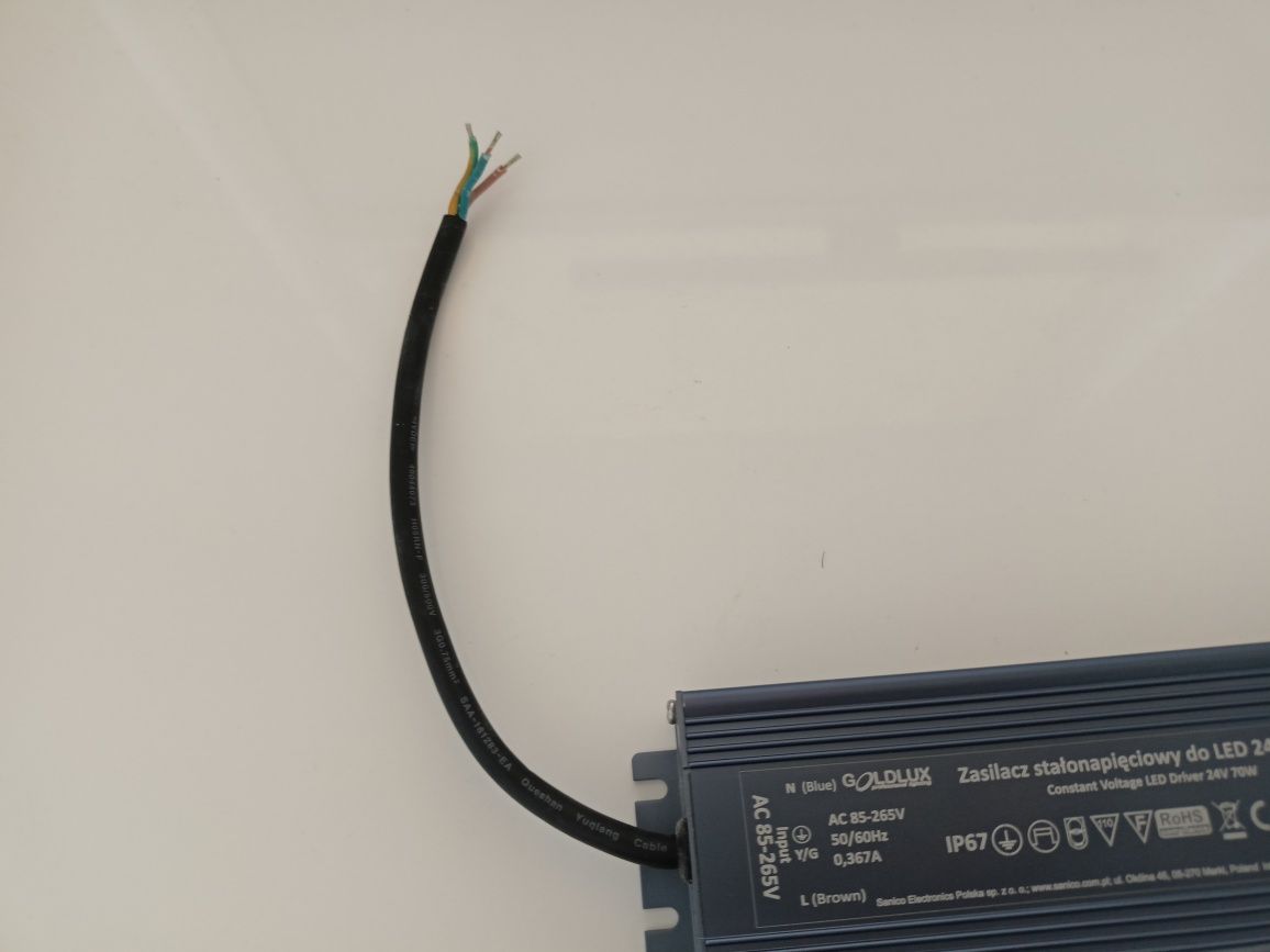 Zasilacz stałonapięciowy do LED 24V 70W | IP67