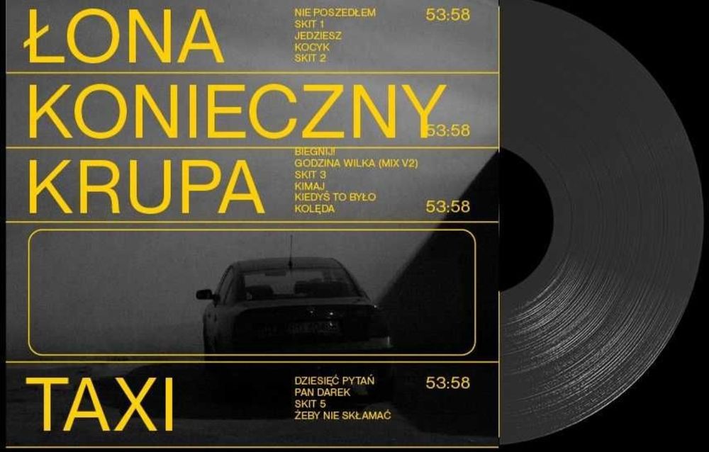 Łona Krupa Konieczny Taxi. Winyl. Autografy!