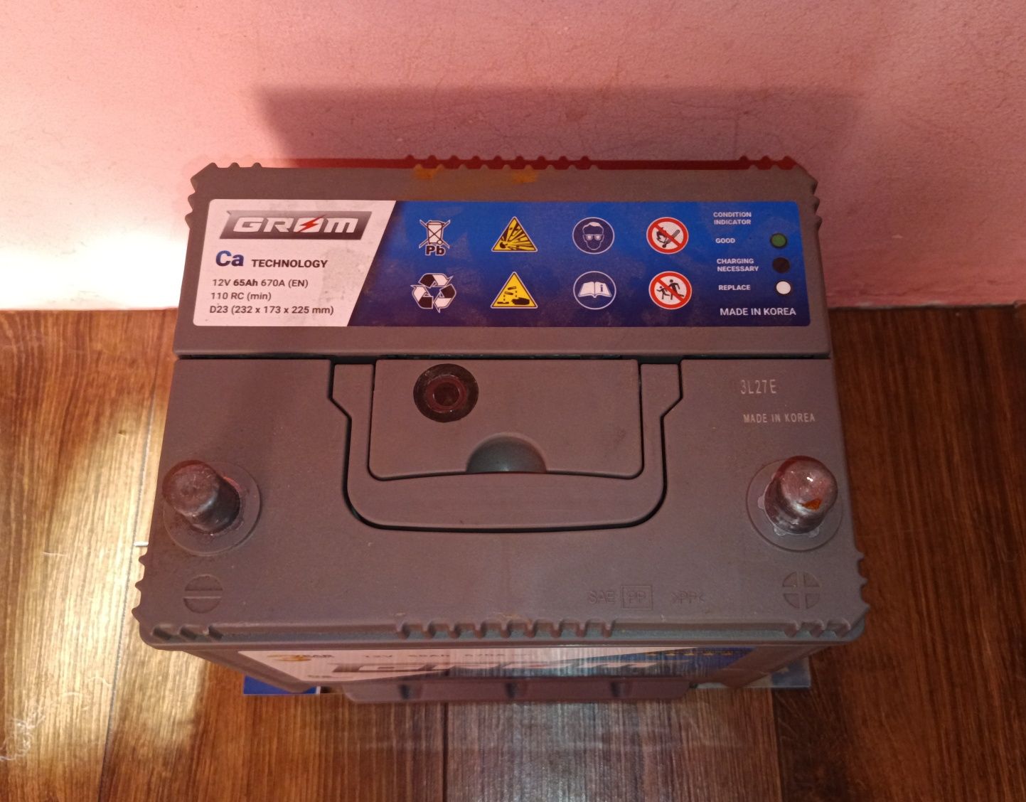 Akumulator GROM Japan 65Ah/670A. Stan db. P+ Mazda