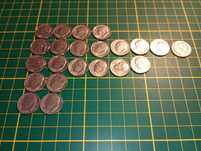 Monety USA One Dime różne roczniki zestaw