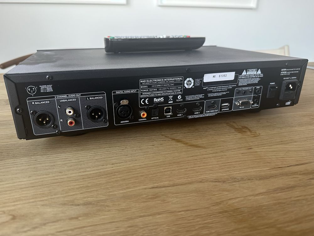 NAD C510 Cyfrowy przetwornik cyfrowo-analogowy