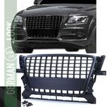 Grelha desportiva preta fosca feita sob medida s/emblema Audi Q5 08a12
