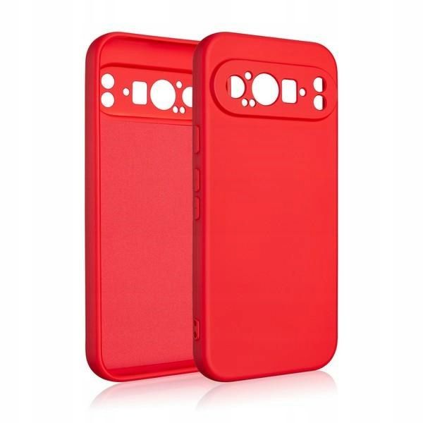 Etui Beline Silicone Google Pixel 9 Pro czerwone