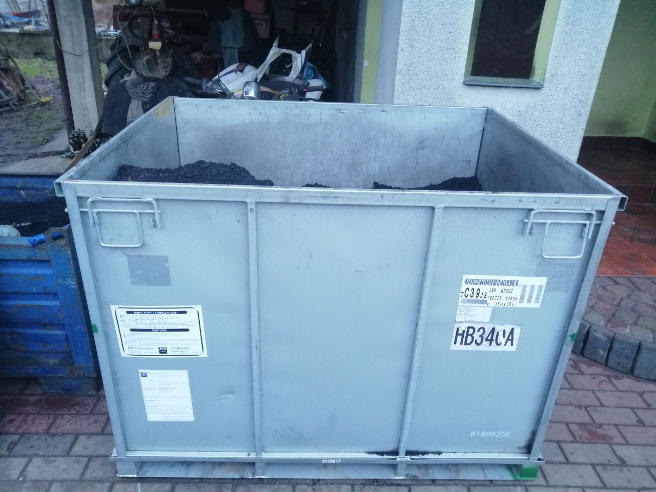 Pojemniki, paletopojemniki, gitterbox Ocynkowana