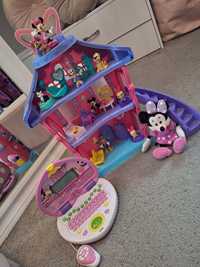 Zestaw Minnie Disney domek,laptop, maskotka i figurki okazja
