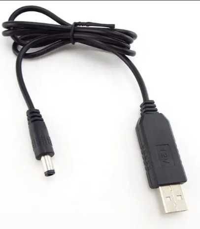 Кабель для роутера USB DC 12V DC 5,5x2,1 mm з перехідником на 3.5 мм